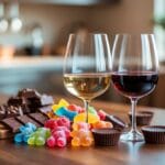 Hvordan du kombinerer vin og amerikansk slik online til den perfekte smagsoplevelse