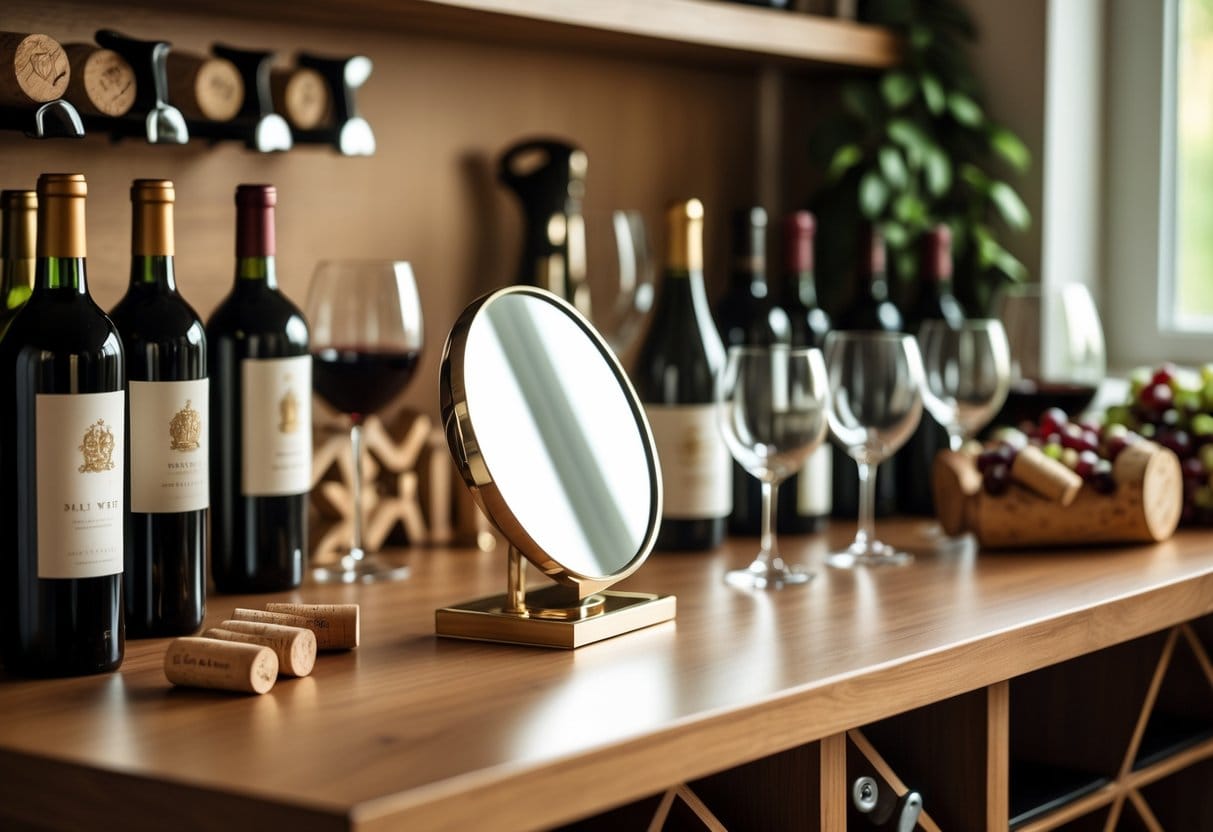 Read more about the article Sådan skaber du den perfekte vinbar derhjemme med et bordspejl til din vinbar